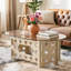 Table basse ovale
