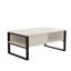 Table basse avec rangement de style traîneau