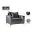Fauteuil large en velours Naomi-1753535276