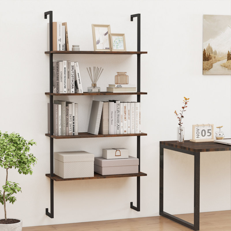 Mease Floating Bookcase