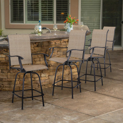 Tabouret de bar pivotant 29,9 po Alyne