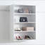 Système d'organisation mural en bois blanc Devi