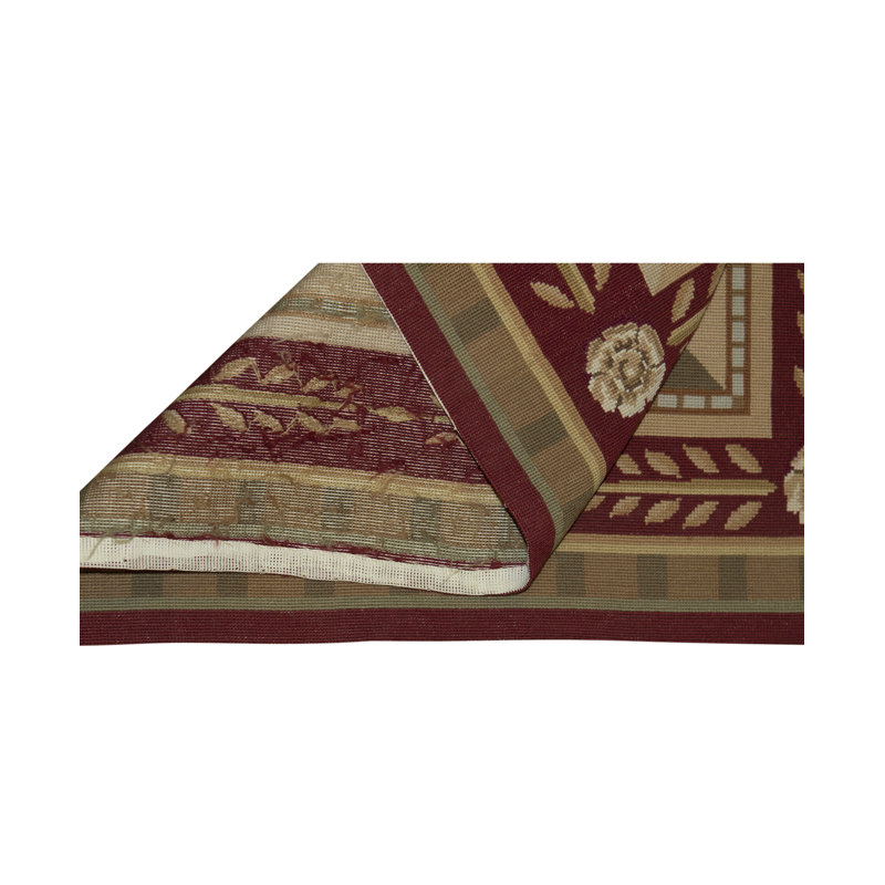 Tapis rouge noué à la main de haute qualité