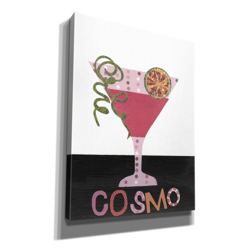 «Epic Graffiti» «Mix Me a Drink III» par Regina Moore, art mural sur toile, H 16 po x l 12 po x P 0,75 po
