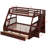 Twin Over Full Bunk Bed With Staircase And Drawers, Solid Wood Bunk Beds With Guardrails & Ladders, Can Be Convertible Into 2 Beds-827231341