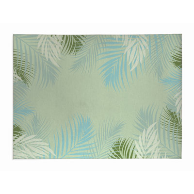Waving Palm Outdoor Rug