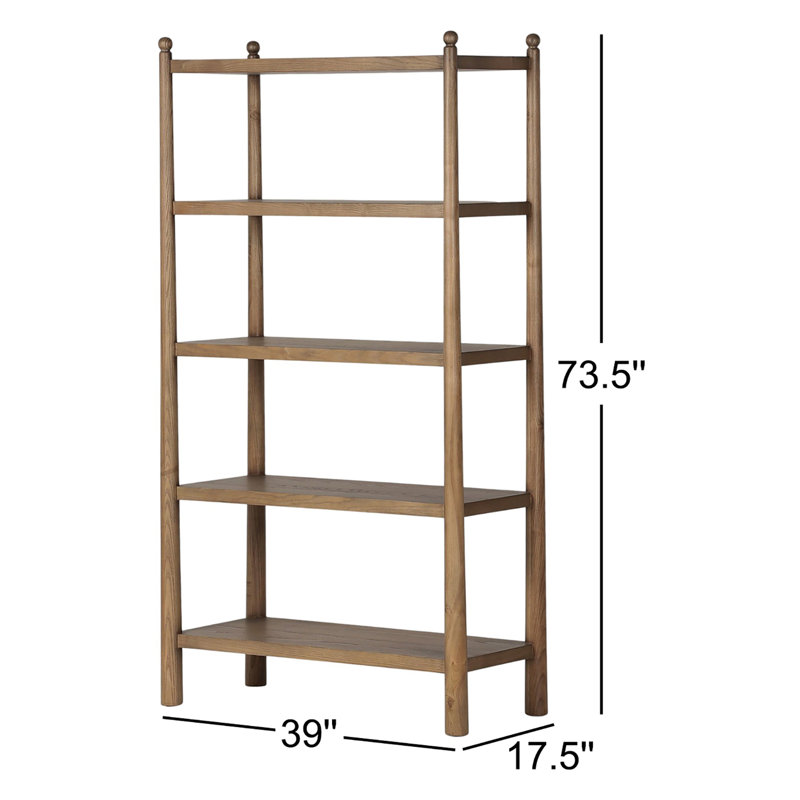 Eldridge Standard Bookcase, Amber Ash