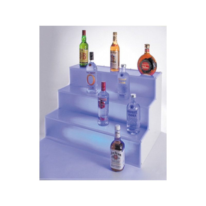Frost Lit Step Bottle Display
