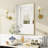 Valencia Gold Framed Rectangular Wall Mirror
