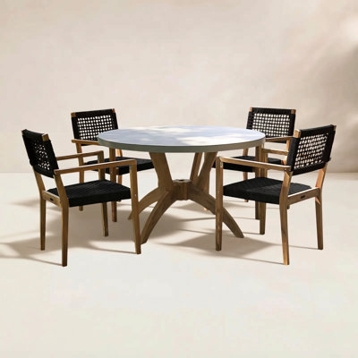 Fleur 48" Patio Dining Set
