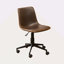 Chaise de bureau pivotante en faux cuir 360