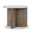 toli End Table - Italian White Marble-110498915