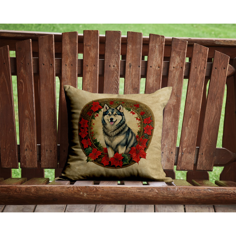 Coussin Christmas, 14 po x 14 po, Carré