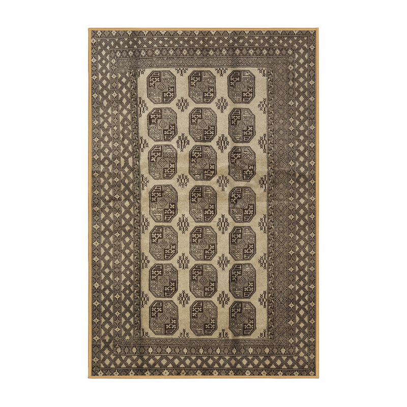 Tapis olive Southwestern, Rectangle 6 pi x 9 pi