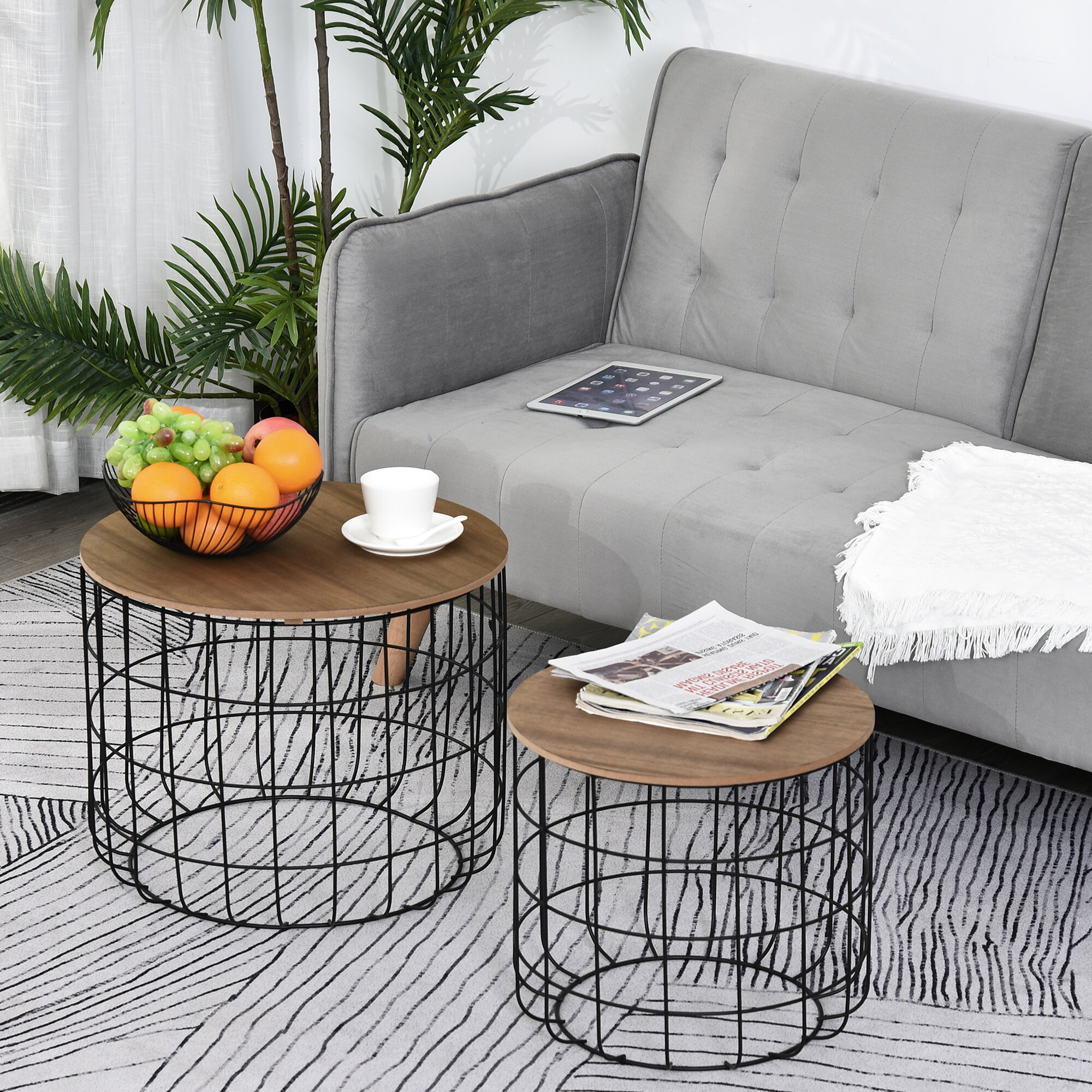 17 Stories Golightly Tea 2 Piece Coffee Table Set & Reviews | Wayfair