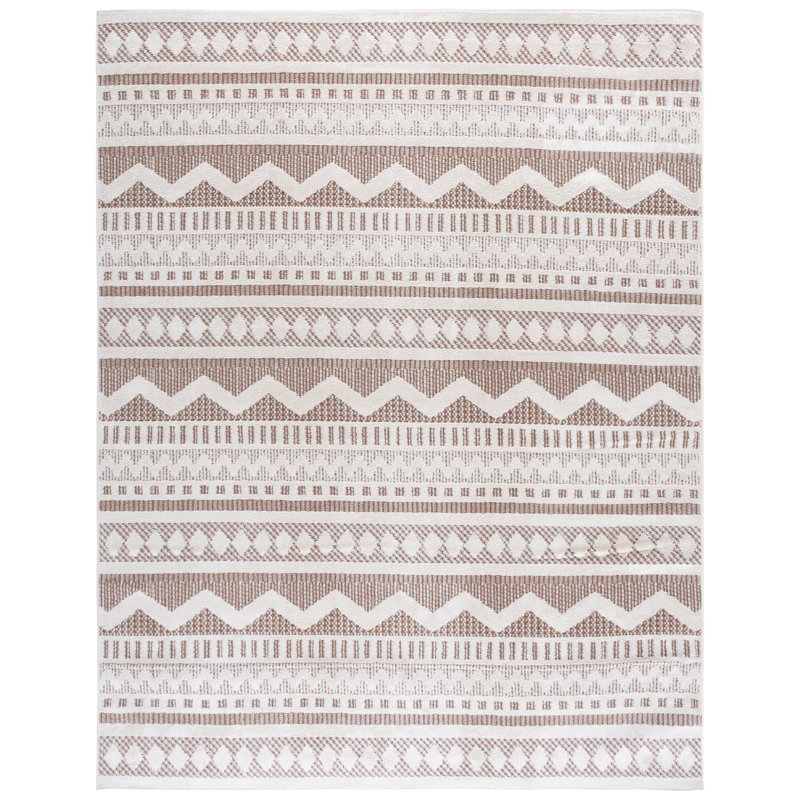 Delmontez Performance Geometric Rug, Rectangle 8' x 10'