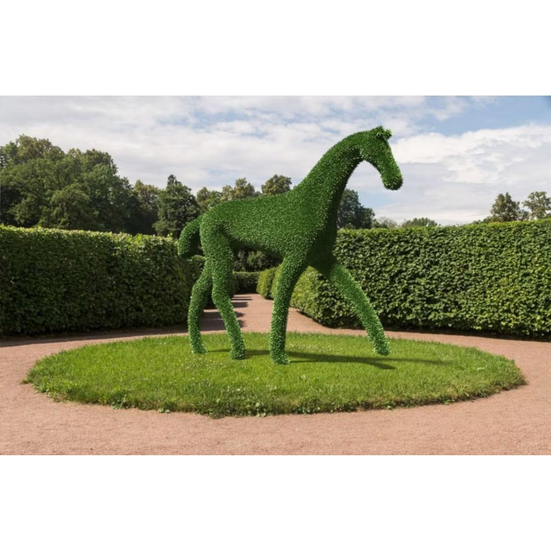 Topiaire de cheval extérieur