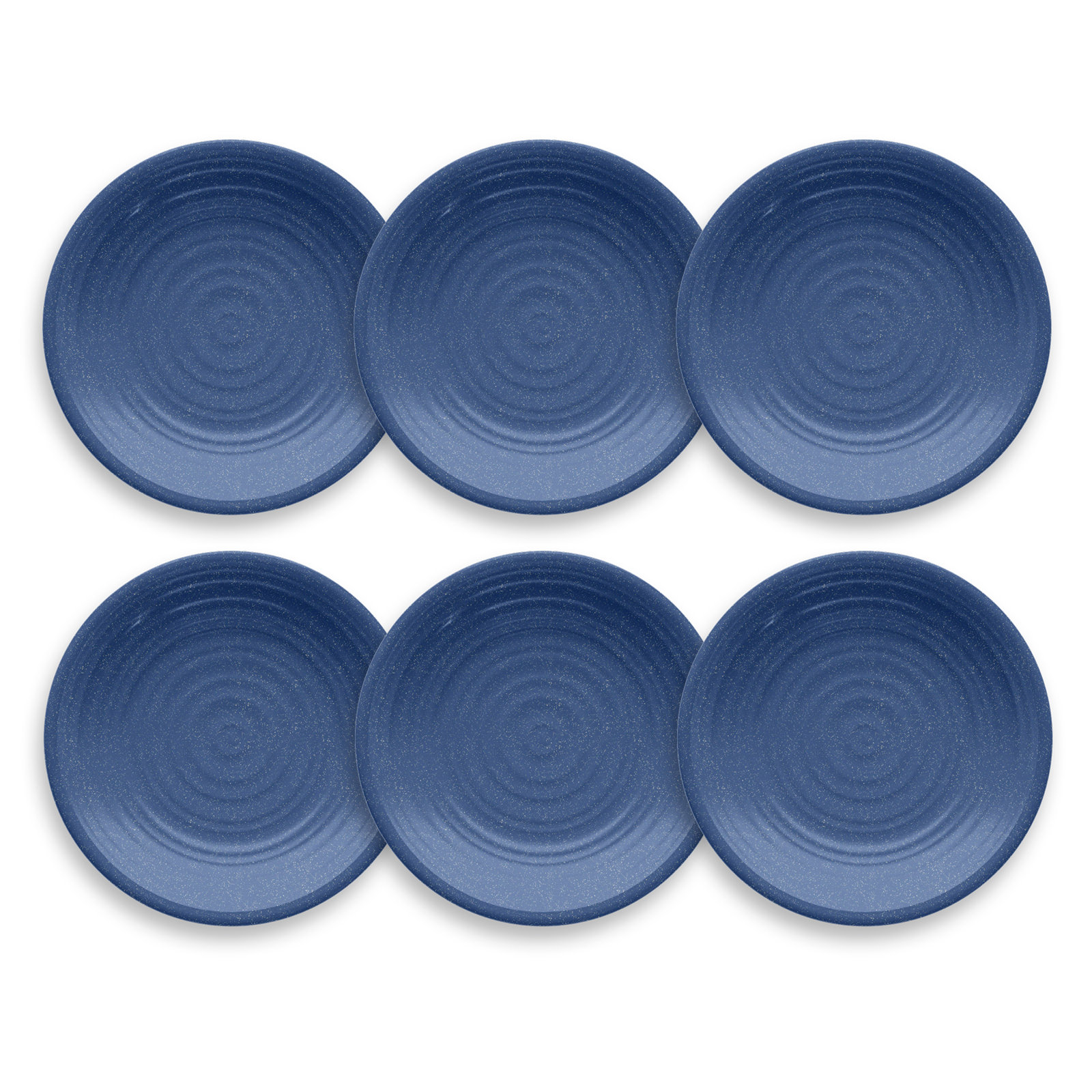 Denver Melamine Salad Plate, Indigo