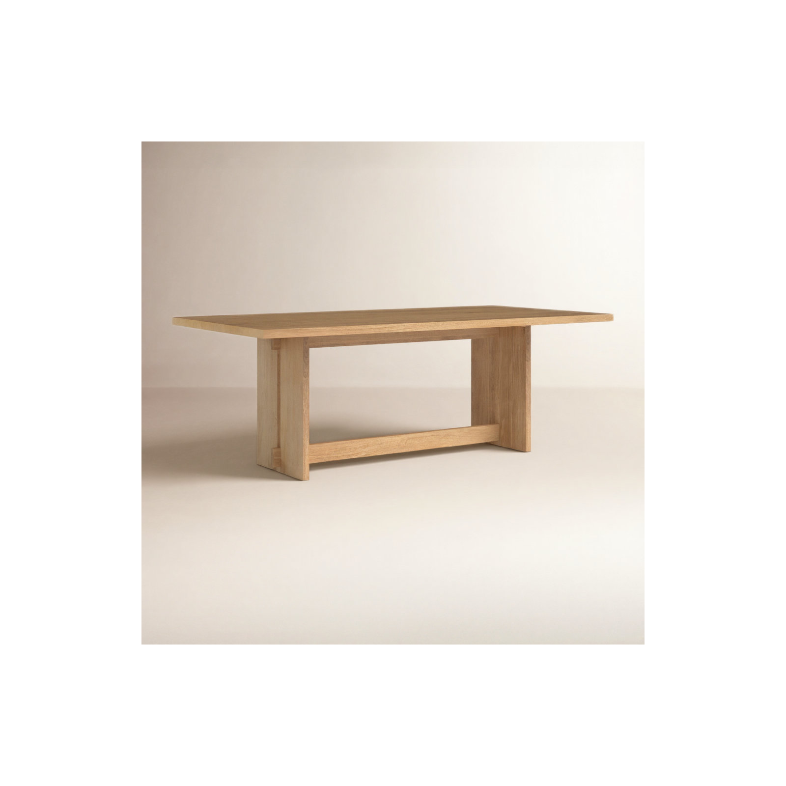 Dalina 84"ining Table, Natural Brown