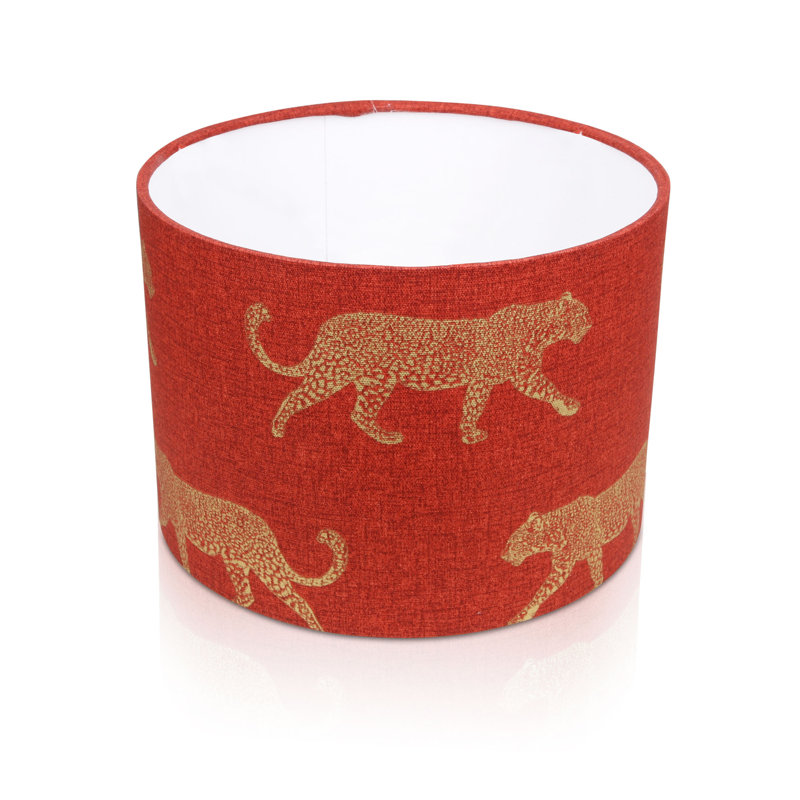 Cotton Drum Pendant Shade ( Screw On ), 18cm H x 25cm W x 25cm D