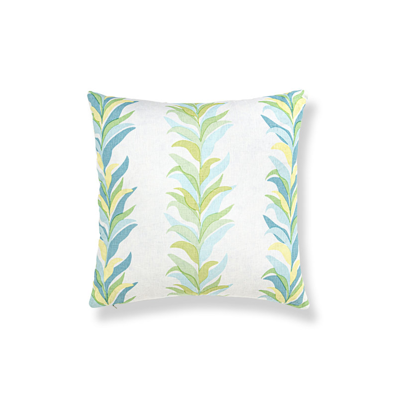 Coussin décoratif en rayonne / viscose, Verre, Carré 22 po