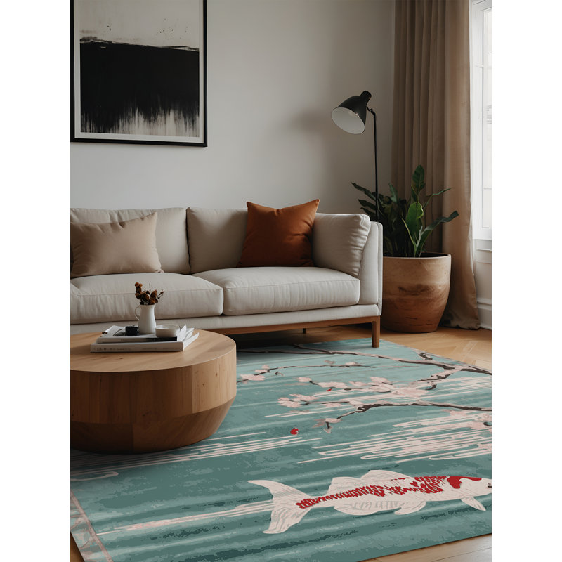 Tapis gris lavable à la machine, Square 3'
