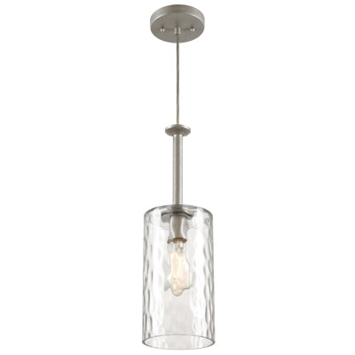 Luminaire suspendu cylindrique 1 lumière Fishbein