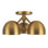 Fosso 13-in Gold Semi-Flush Mount