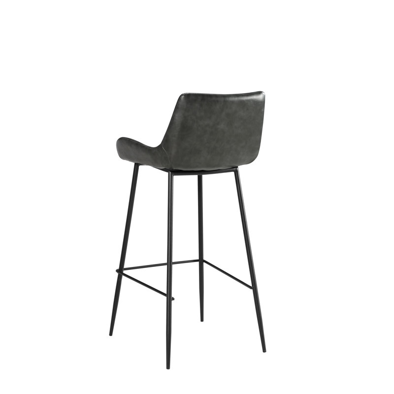 Dunstable Modern Kitchen Island Bar Stool, Gray
