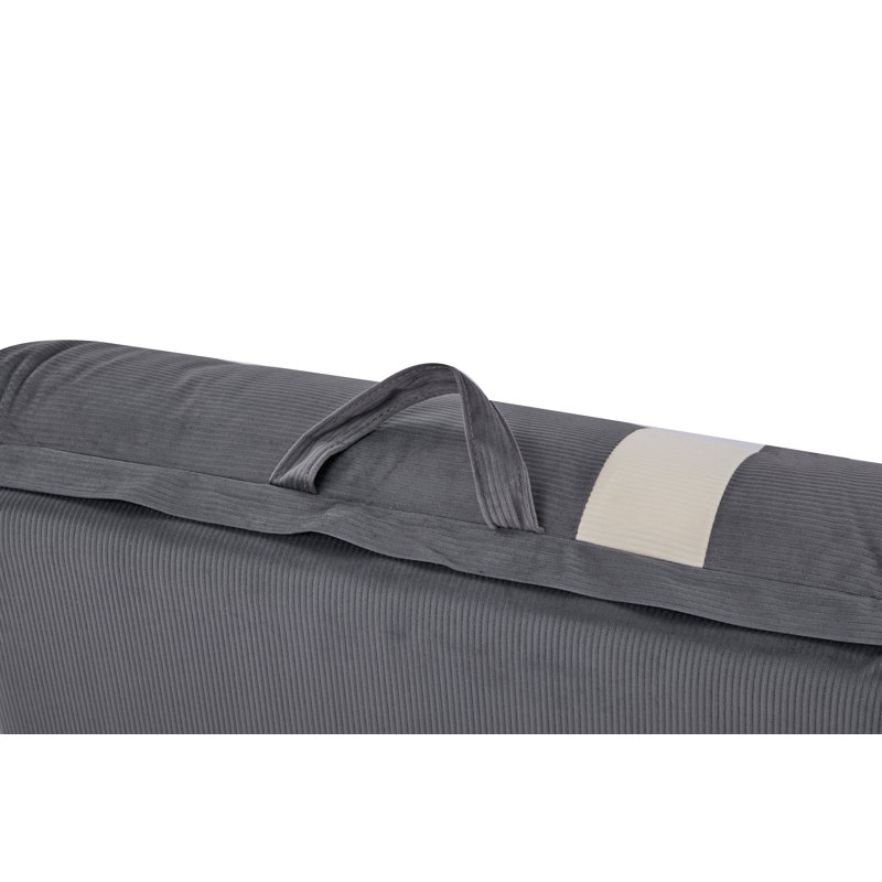 Ensemble de canapé-lit modulaire ARIA Modern, Gris foncé