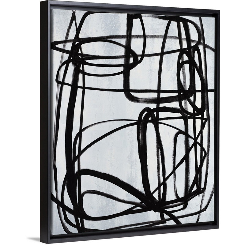 « unbreakable combat », peinture sur toile, H 21,7 po x l 17,7 po x P 1,75 po, Cadre flottant noir