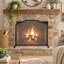 1 Panel Iron Fireplace Screen