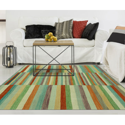 Burdman Wool Striped Indoor Rug