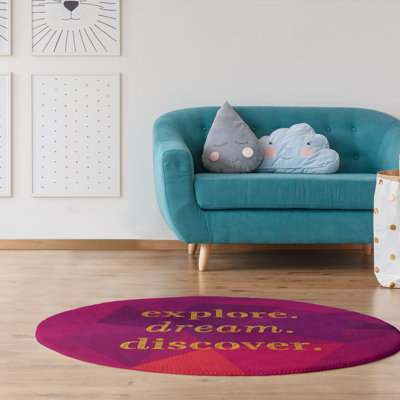 Quotes Chenille Indoor Rug