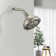 High Pressure 6-Setting 4" Shower Head - Angle Adjustable, Clog-Proof Shower Head