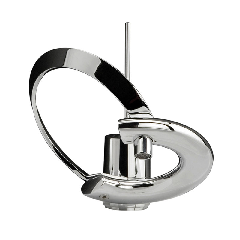 Embrace Single-Hole Single-Handle Bathroom Faucet with Drain Assembly, Polished Chrome