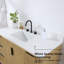 Meuble-lavabo simple avec plateau Asya 49