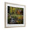 Whitetail visite à la cabane, reproduction encadrée sous verre, conception de Jim Baldwin