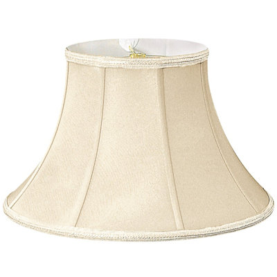 Abat-jour cloche en soie / shantung (araignée)