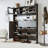 ON-TREND Multifunctional Tipping Bucket Shoe Cabinet With Storage Shelf & 6 Flip Drawers-792755771