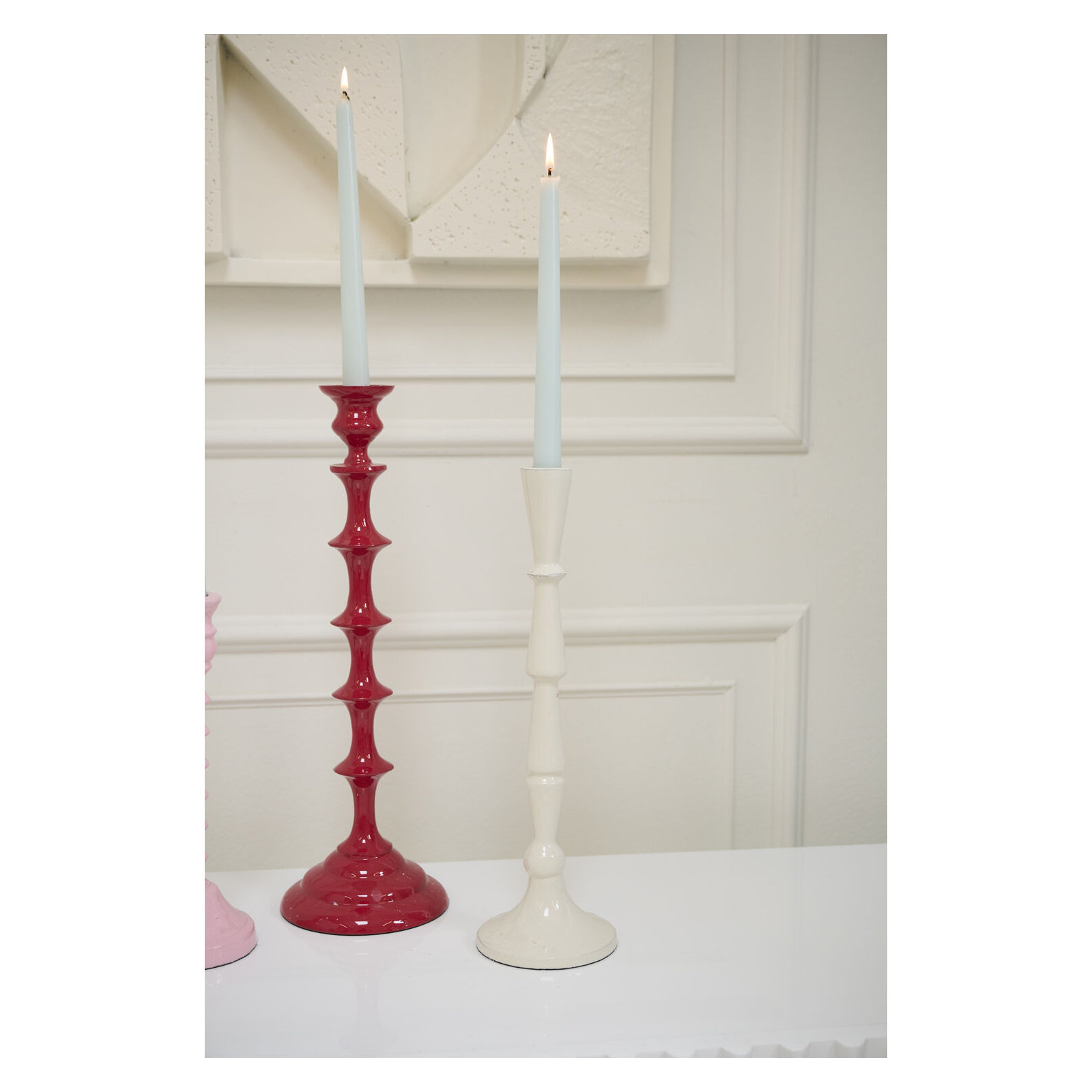Candy Coated Candleholder 4"x 14"