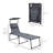Outdoor Lounge Chair, Adjustable Backrest Folding Chaise Lounge, Cushioned Tanning Chair Withsunshade Roof & Pillow Headrest For Beach-1652379228