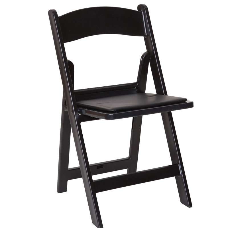 Chaise pliante Rhino, Noir