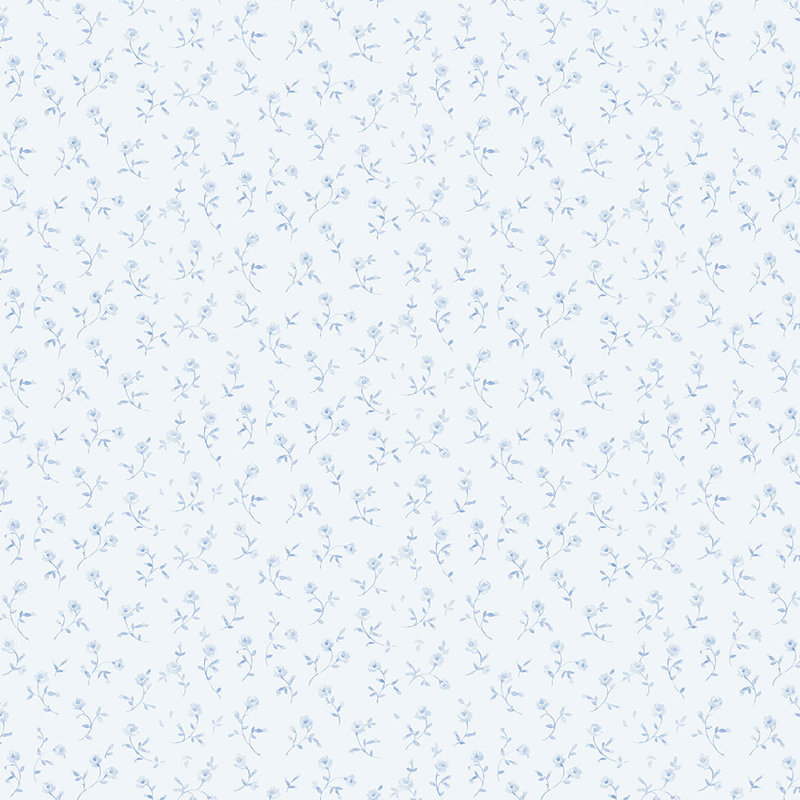 Papier peint rose 32,7 pi x 20,5 po Amaranthine, Bleu