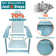 Our Store Loganne All Weather Outdoor HIPS Plastic Folding Adirondack Chair Fire Pit Chairs Oversized Patio Chair