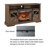 60" Farmhouse Style Electric Fireplace Tv Stand With Remote Control-121473052