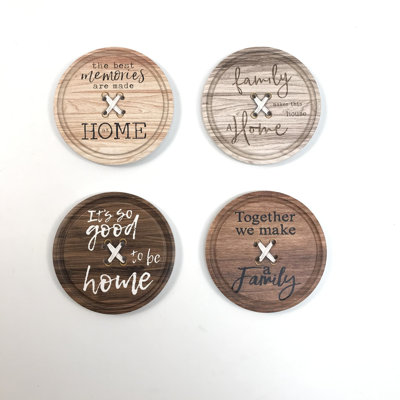 Sous-verre à boutons