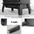3D  Flame Electric Infrared Quartz Fireplace Stove with remote control