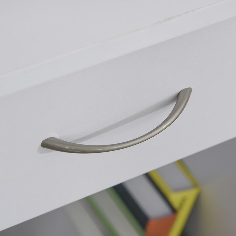 Corner Metal Base Computer Desk