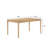 Rectangular Solid Wood Base Dining Table-846913182